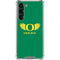 University of Oregon Ducks Green Galaxy S24 FE Clear Case